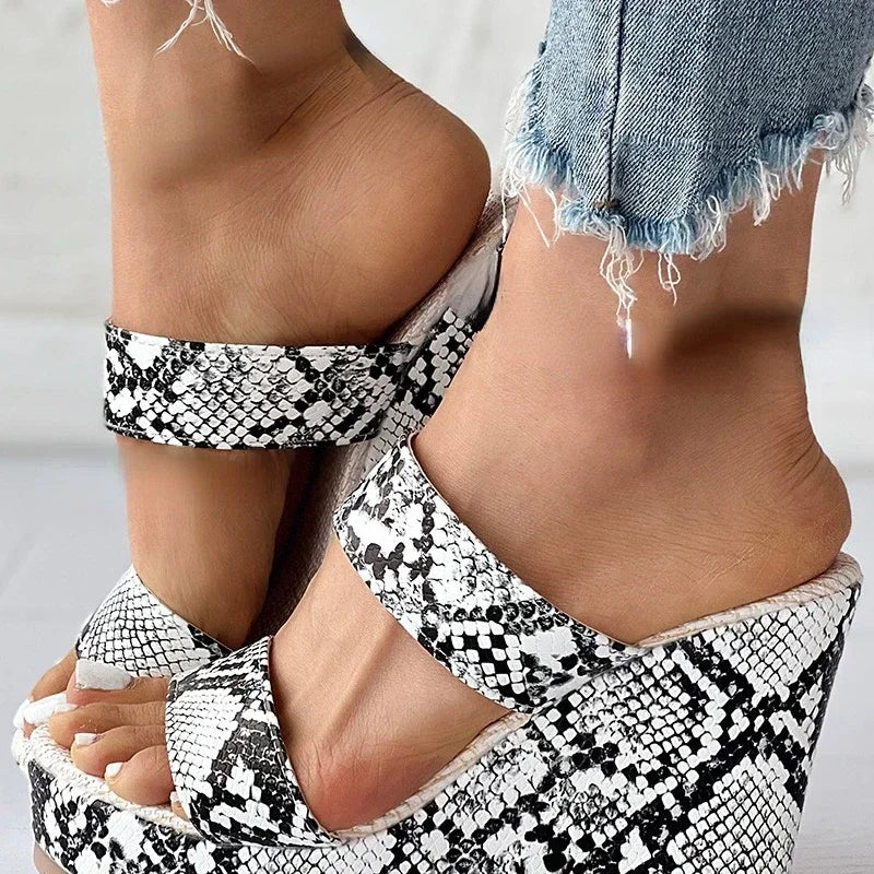 FZ Women's High Heels Wedges Multicolor Open Toe Shoes DSers