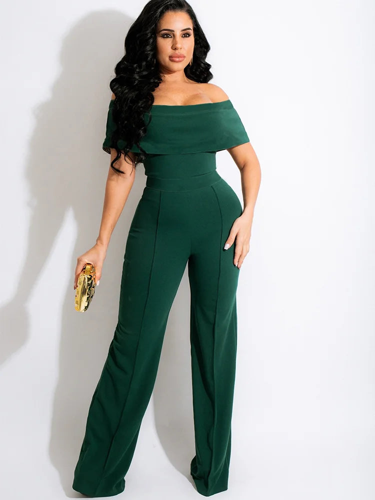 FZ Women's Off The Shoulder Elegant Jumpsuit - FZwear