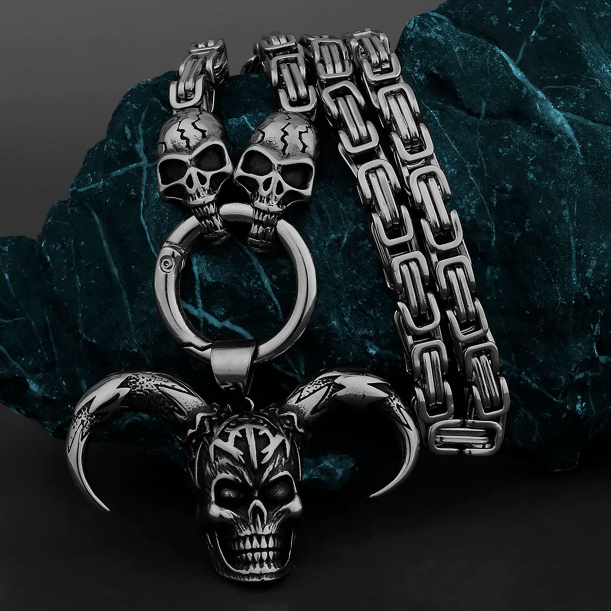FZ Ghost Head Necklace - FZwear