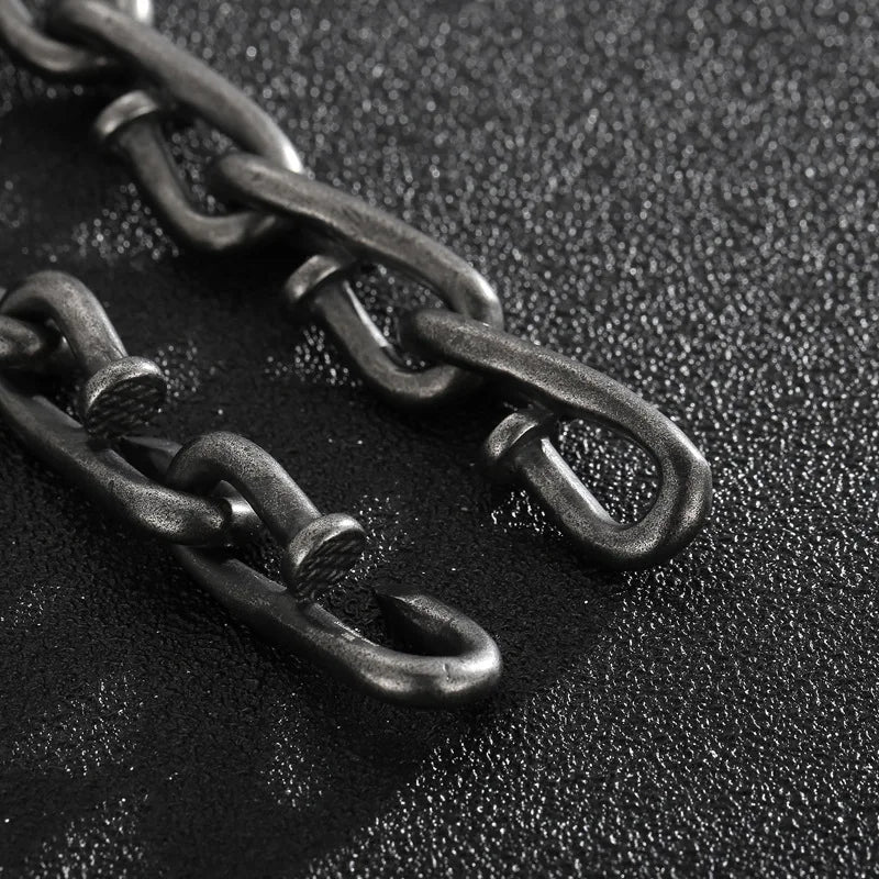 FZ Edgy 12mm Motorcycle Chain Stainless Steel Bracelet