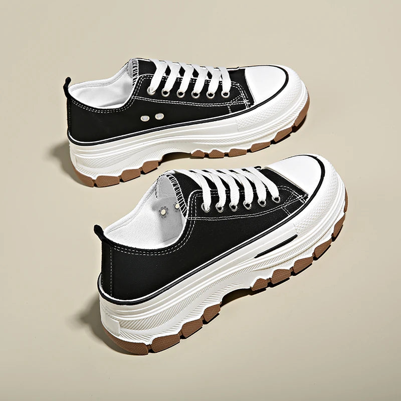 FZ Women's Vulcanize Platform Canvas Shoes