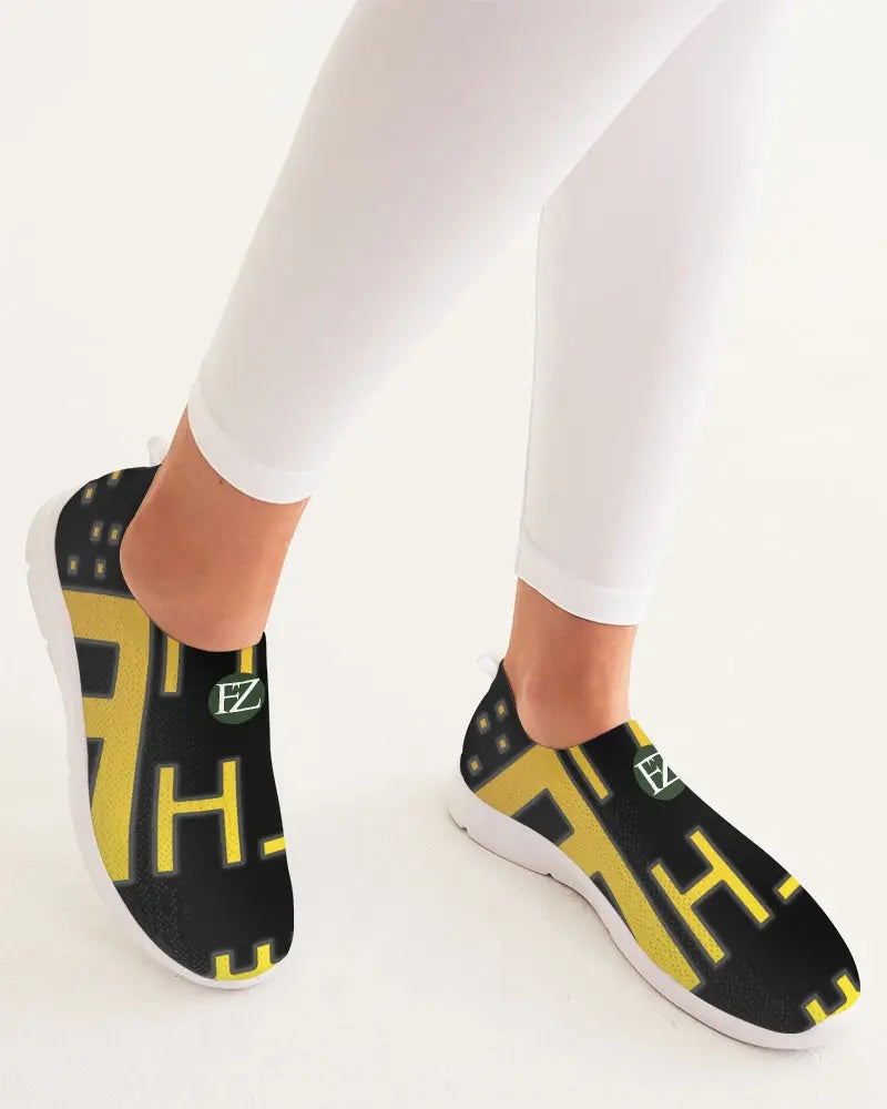 SMOKIN BLACK Women's Slip-On Flyknit Shoe Kin Custom