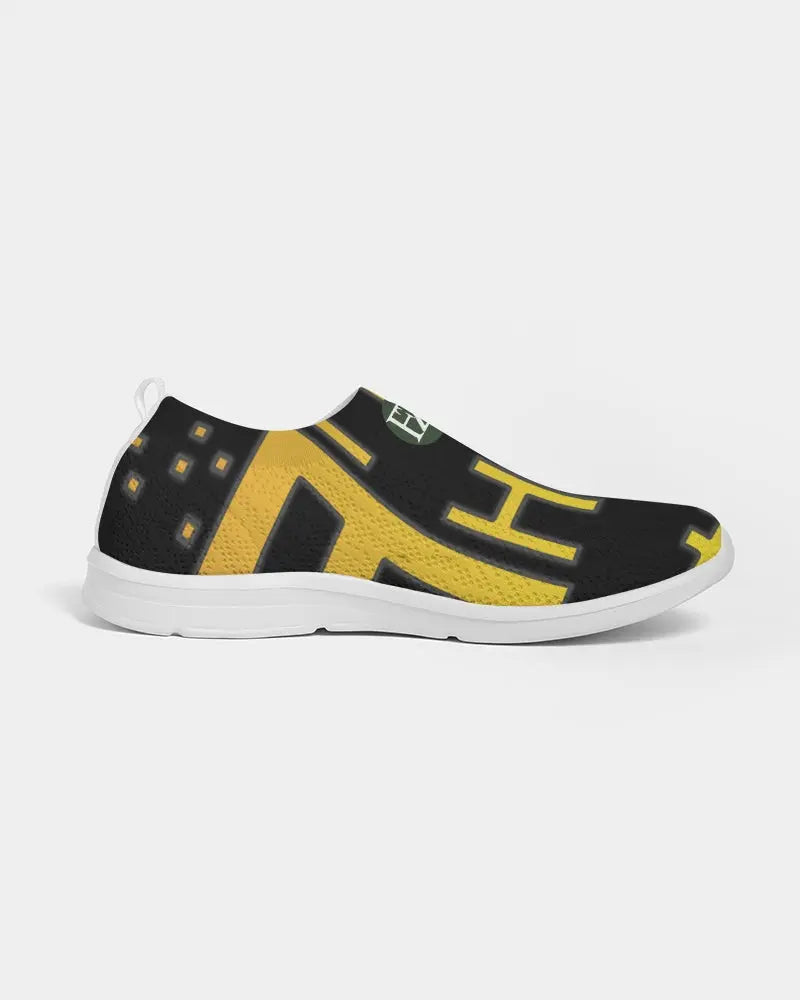 SMOKIN BLACK Women's Slip-On Flyknit Shoe Kin Custom