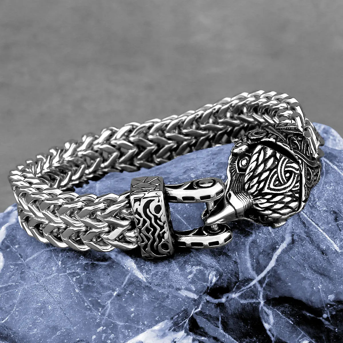 FZ Stainless Steel Never Fade Raven Head Bracelet - FZwear