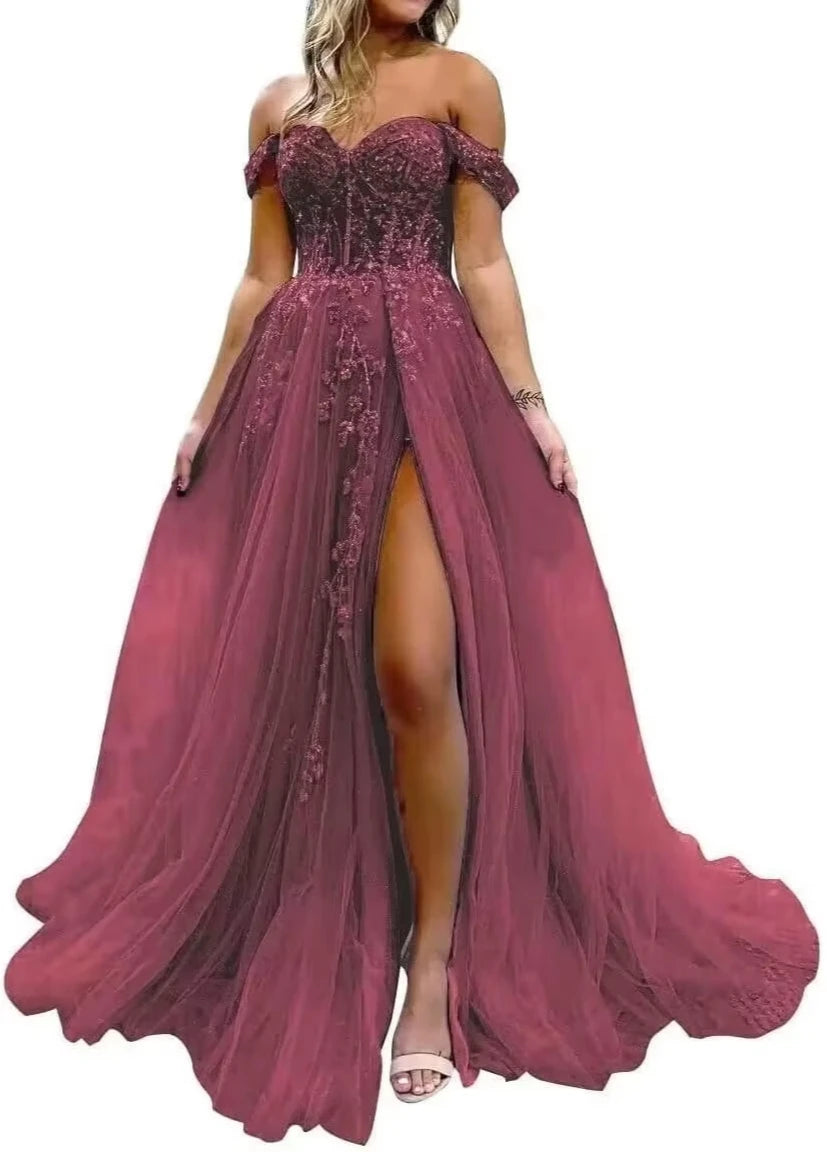 FZ Women's Formal Party Luxury Suitable Request Customized Evening Dress