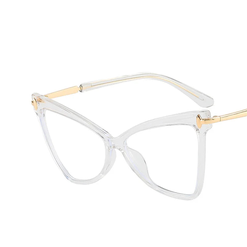 FZ Cat Eye Oversized Butterfly Triangle Sunglasses