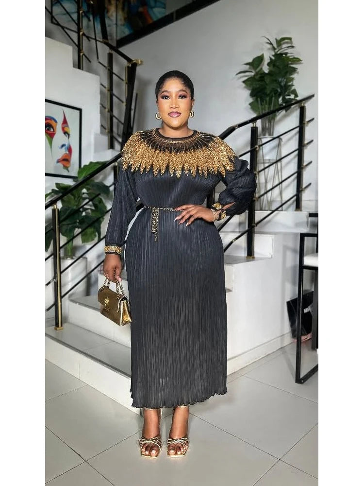 FZ Women's Plus Size African Maxi Dress