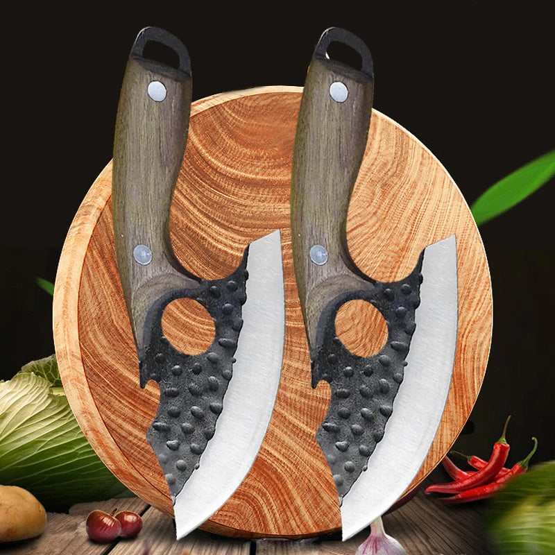 FZ Stainless Steel Chef Boning Meat Cleaver Forged Kitchen Knife - FZwear