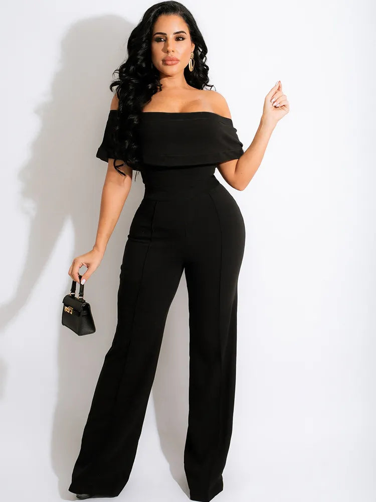 FZ Women's Off The Shoulder Elegant Jumpsuit - FZwear