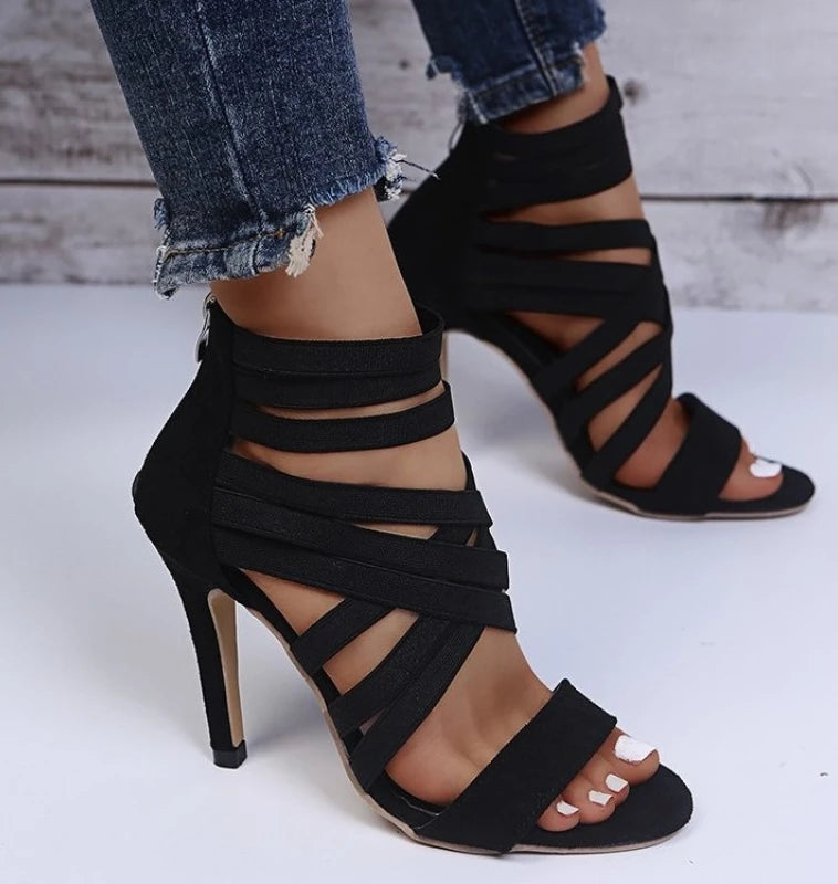 FZ Women's Sexy Open Toe Gladiator High Heels Shoes - FZwear