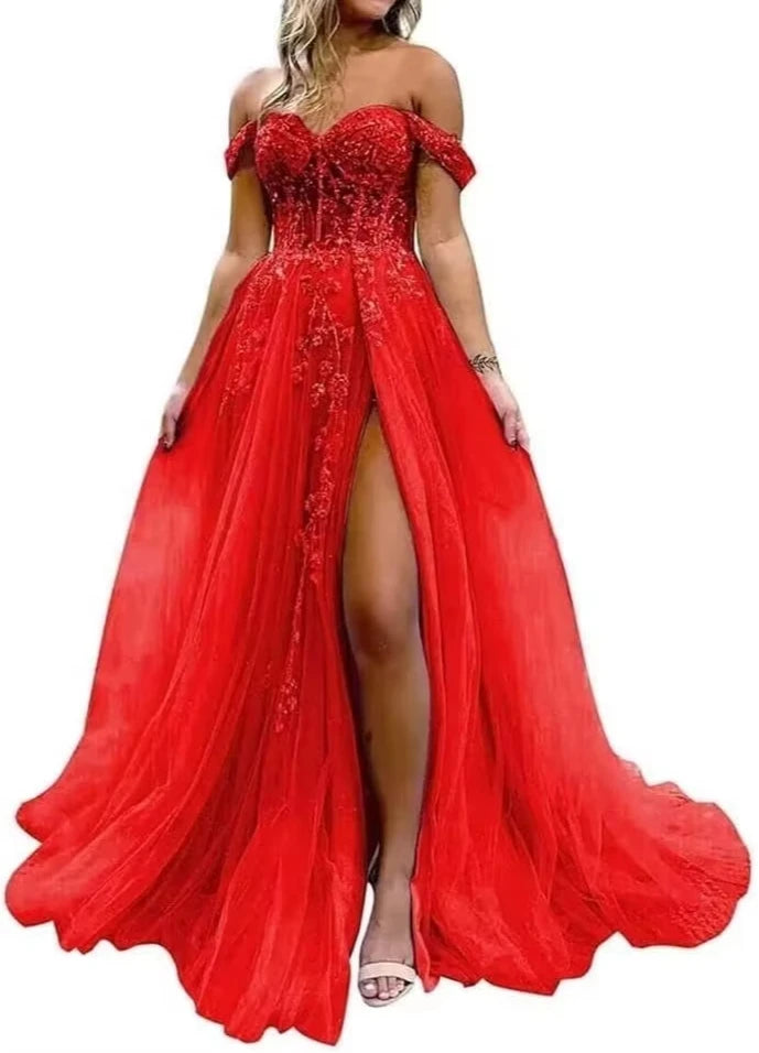 FZ Women's Formal Party Luxury Suitable Request Customized Evening Dress
