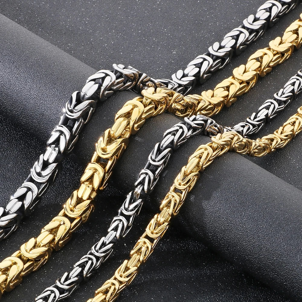 FZ Chain Link Stainless Steel Necklace