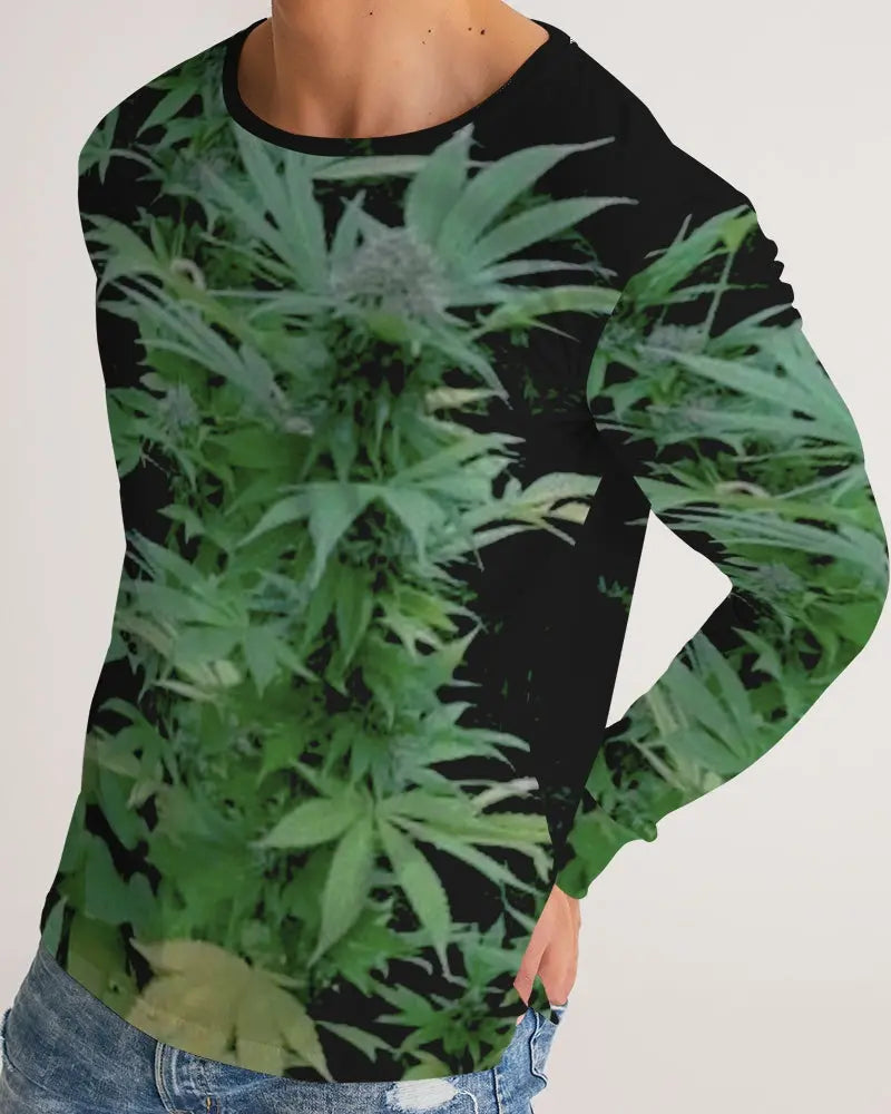 THE BUD - DARKER SHADE Men's Long Sleeve Tee Kin Custom