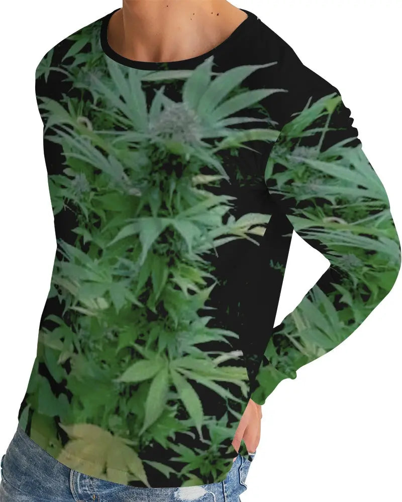 THE BUD - DARKER SHADE Men's Long Sleeve Tee Kin Custom
