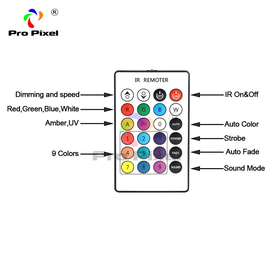 VSHOW uplight 4pcs with 1pcs soft bag 6x18w RGBWA+UV 6 in 1 led par light wireless battery & Remote Control par light FZwear
