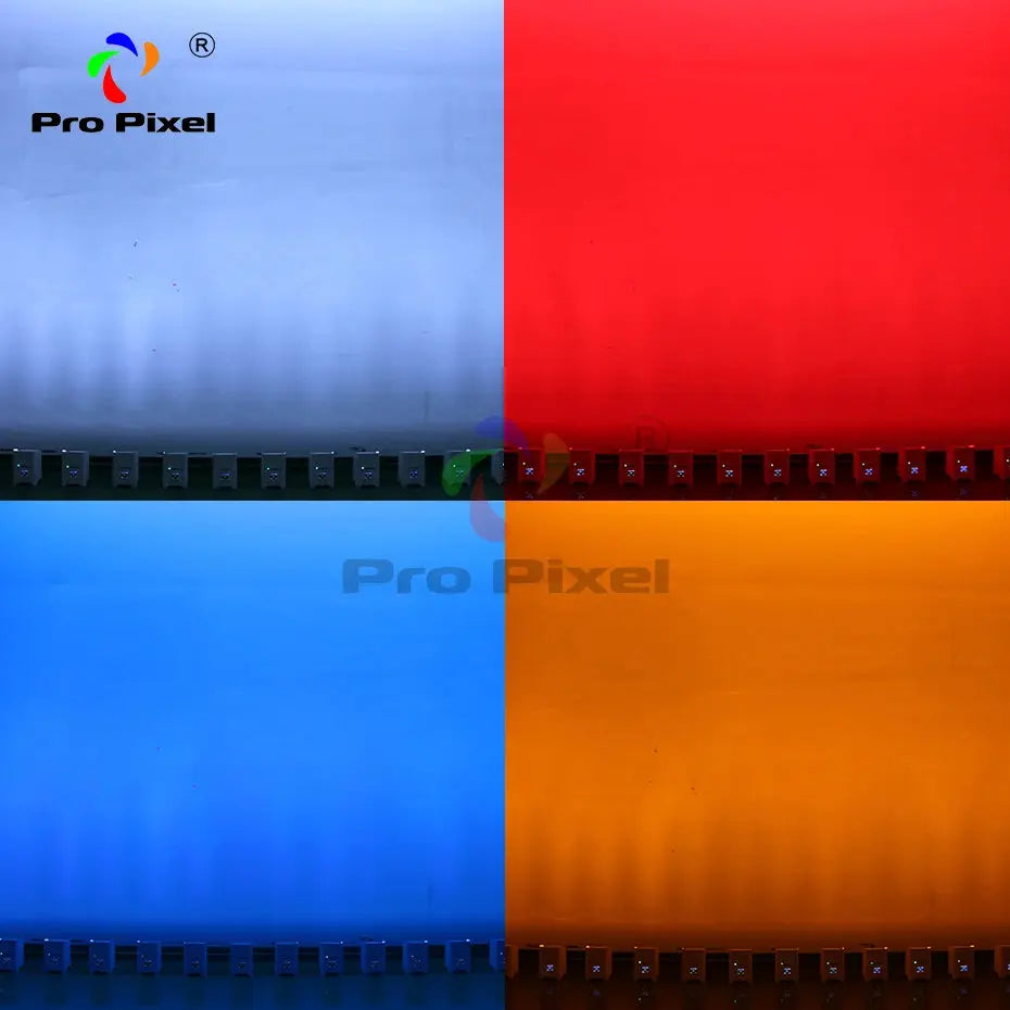 VSHOW uplight 4pcs with 1pcs soft bag 6x18w RGBWA+UV 6 in 1 led par light wireless battery & Remote Control par light FZwear