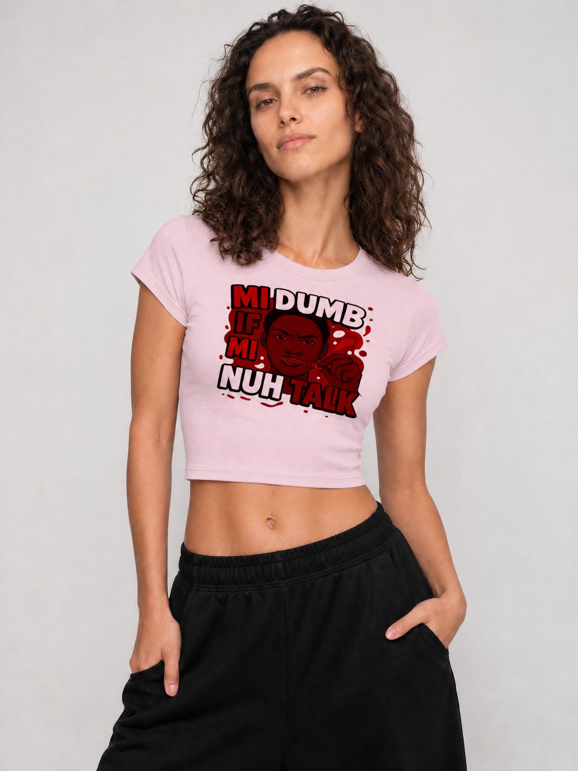 FZ Women's Slim-Fit Cropped Tee