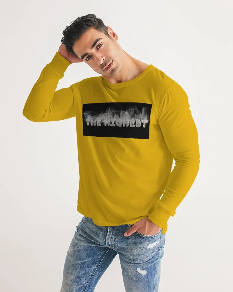 YELLOW ZONE Men's Long Sleeve Tee Kin Custom