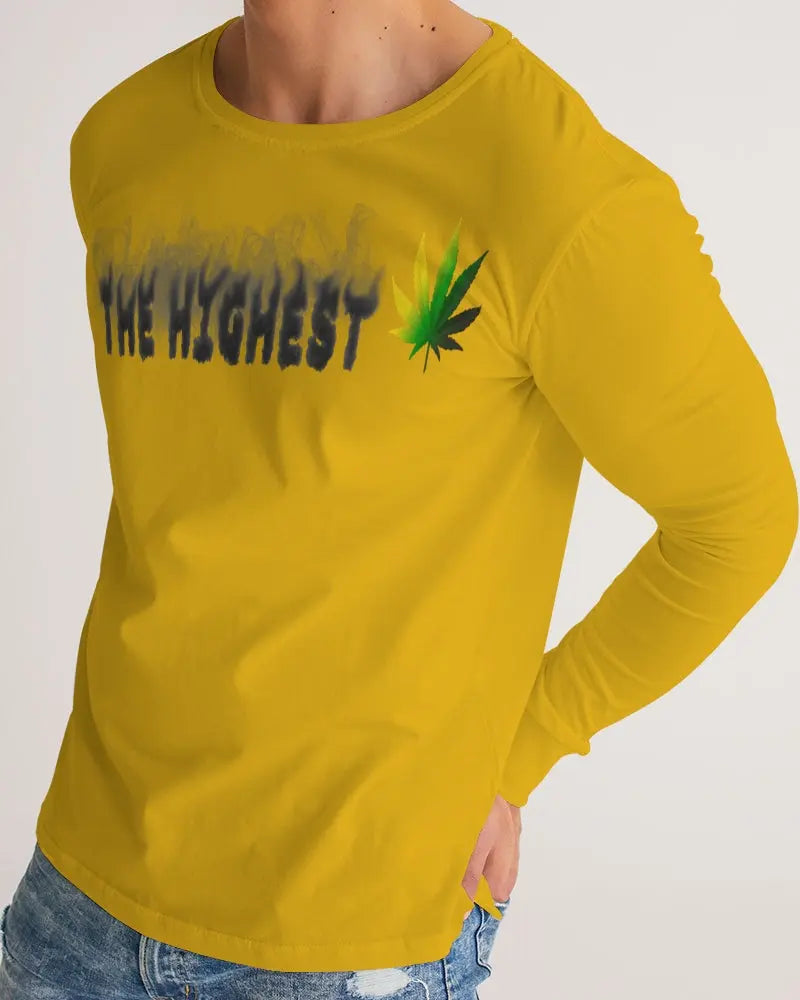 YELLOW ZONE Men's Long Sleeve Tee Kin Custom