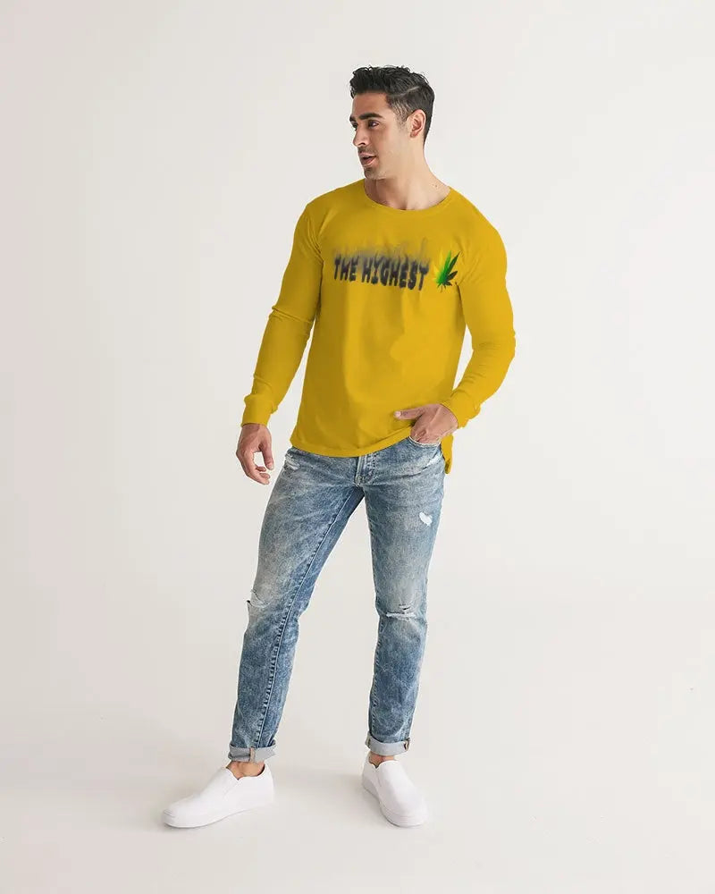 YELLOW ZONE Men's Long Sleeve Tee Kin Custom