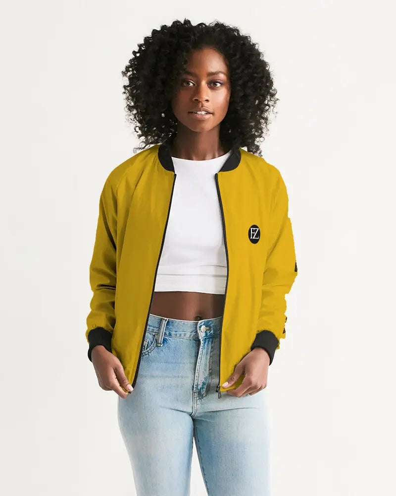 YELLOW ZONE Women's Bomber Jacket Kin Custom