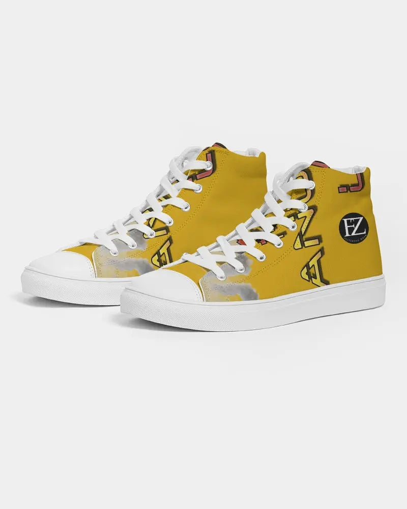 YELLOW ZONE Women's Hightop Canvas Shoe Kin Custom