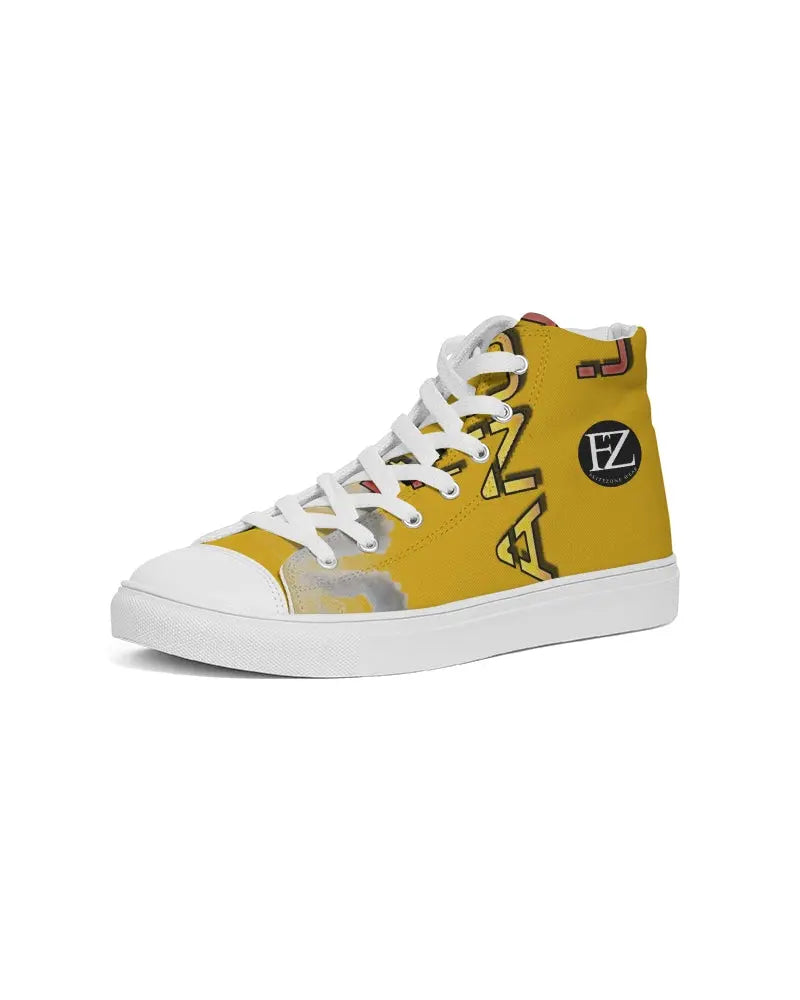 YELLOW ZONE Women's Hightop Canvas Shoe Kin Custom