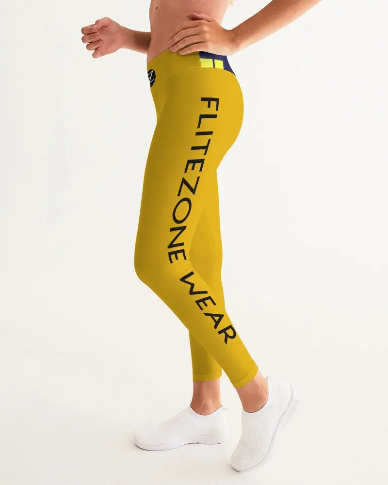 YELLOW ZONE Women's Yoga Pants Kin Custom