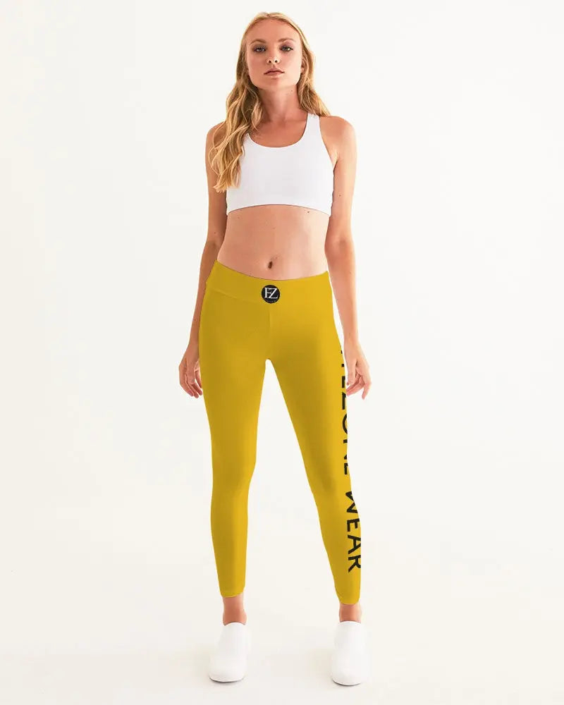 YELLOW ZONE Women's Yoga Pants Kin Custom