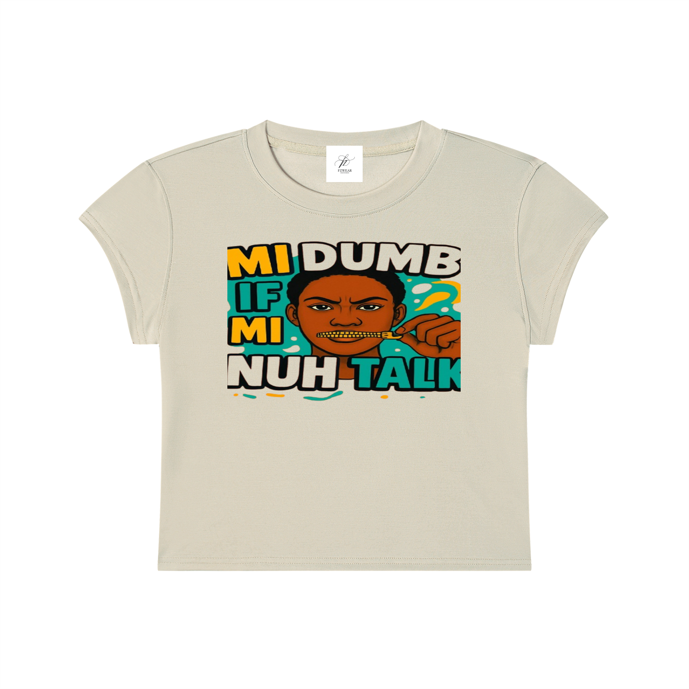 FZ Women's Slim-Fit Cropped Tee