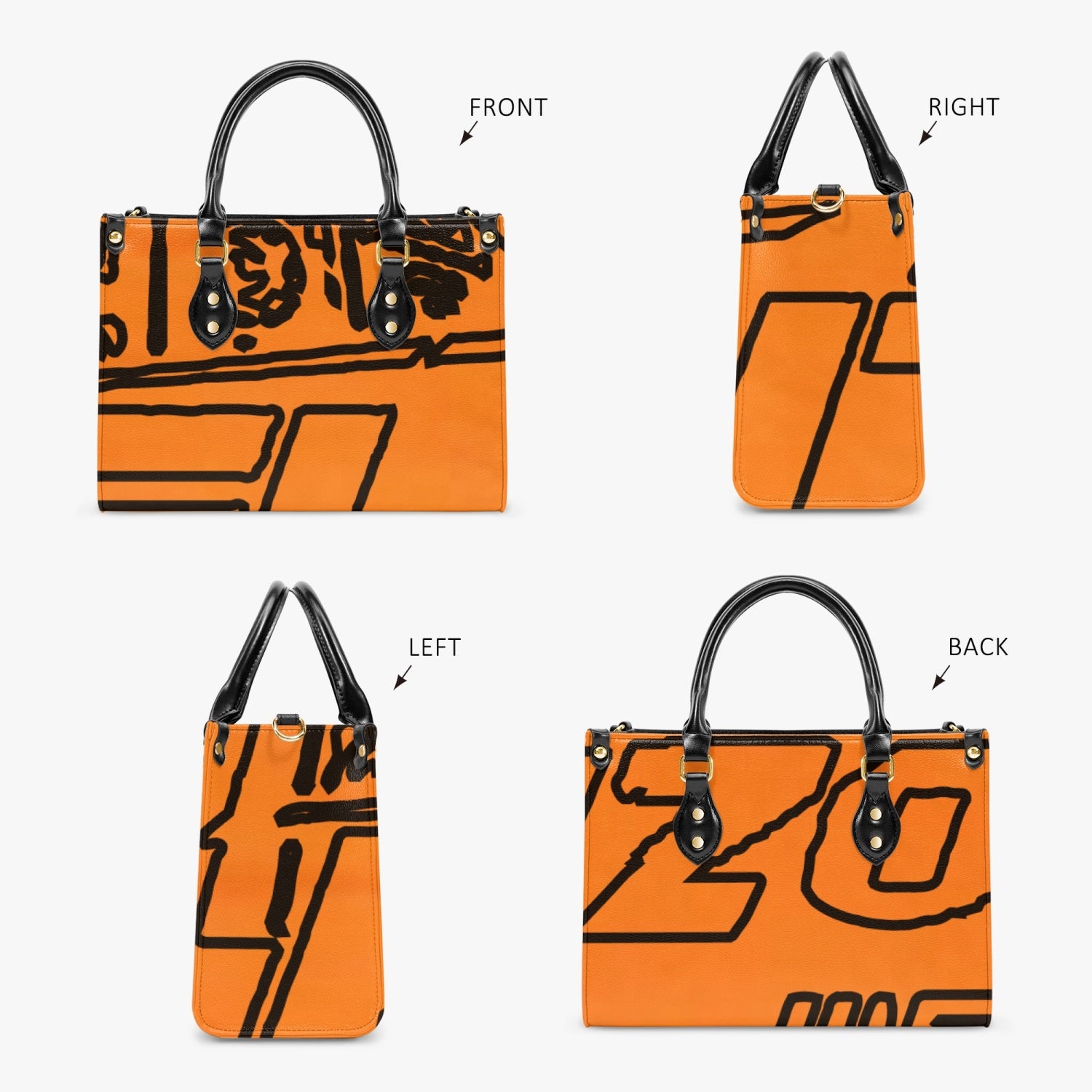 FZ Draw Concise Type Women's Tote Bag JetPrint