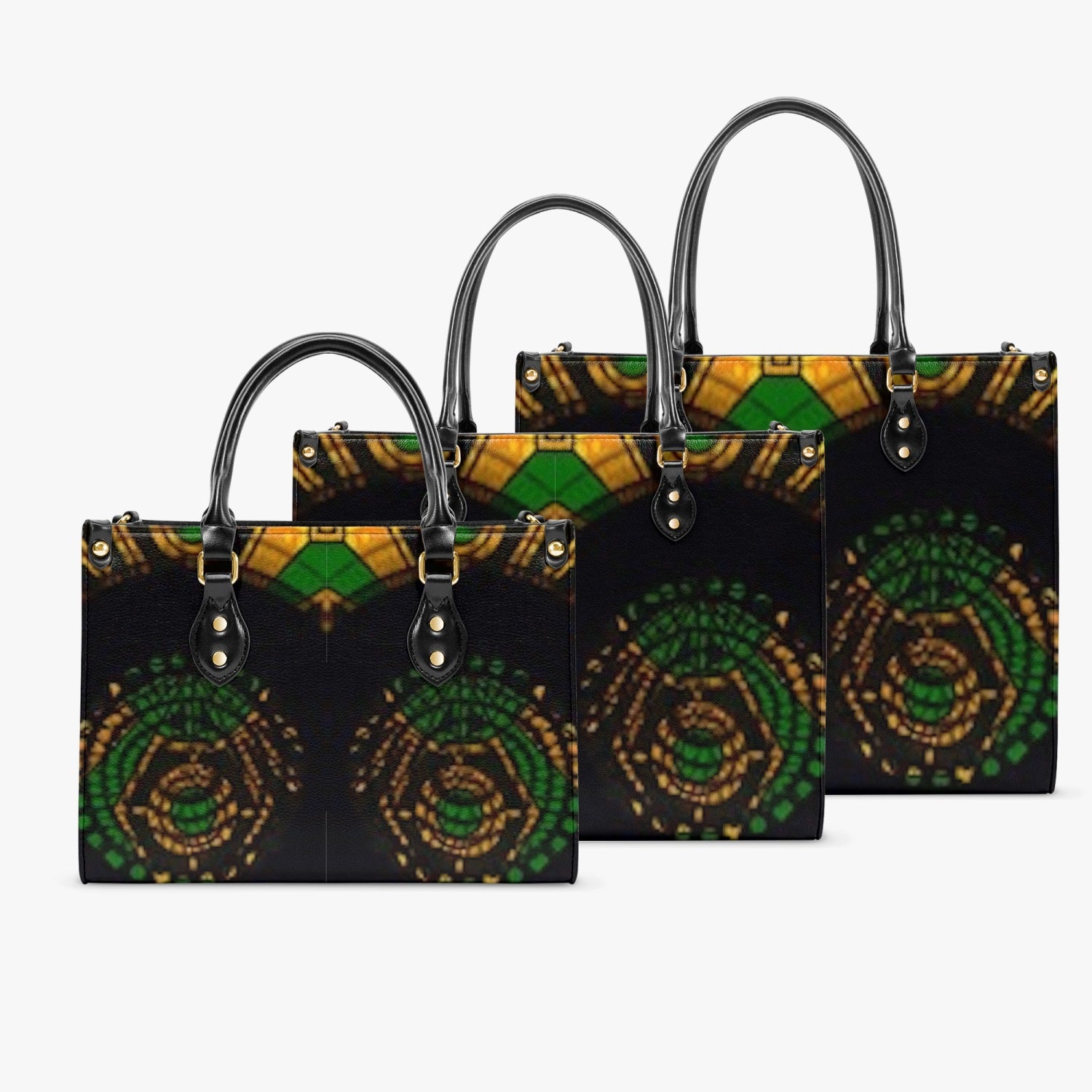 FZ Women's Concise Type African Print Tote Bag JetPrint