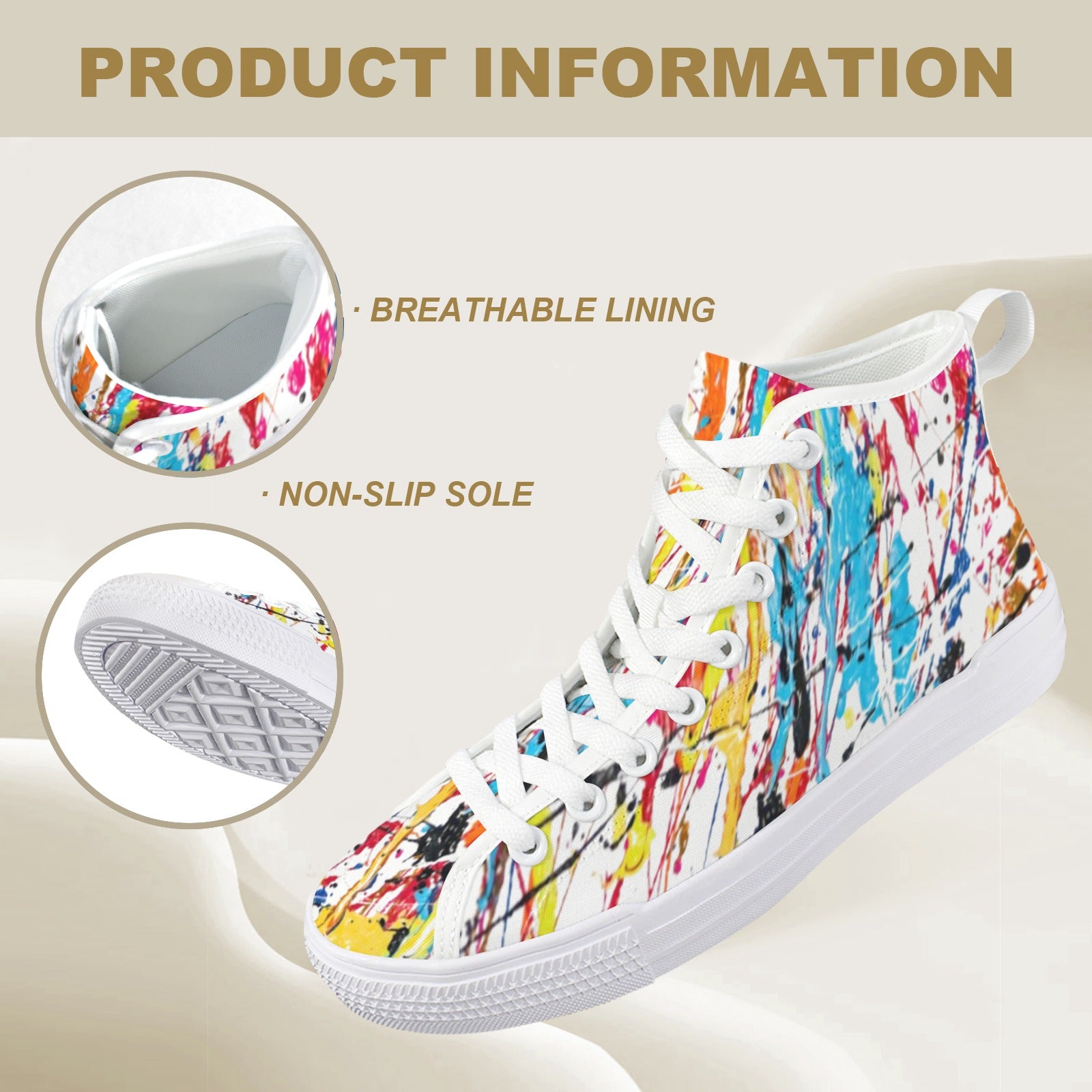 FZ Women's New Vancouver High Top Canvas Shoes