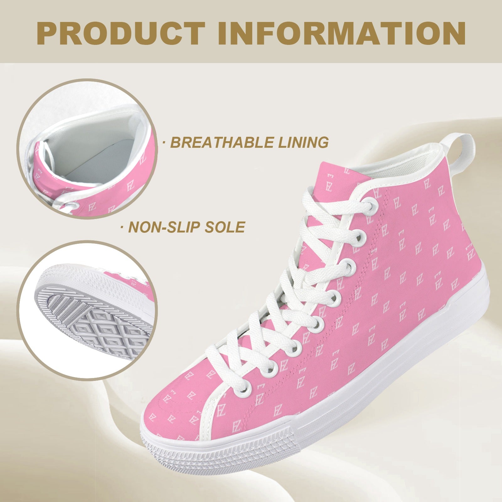 FZ Women's New Vancouver High Top Canvas Shoes