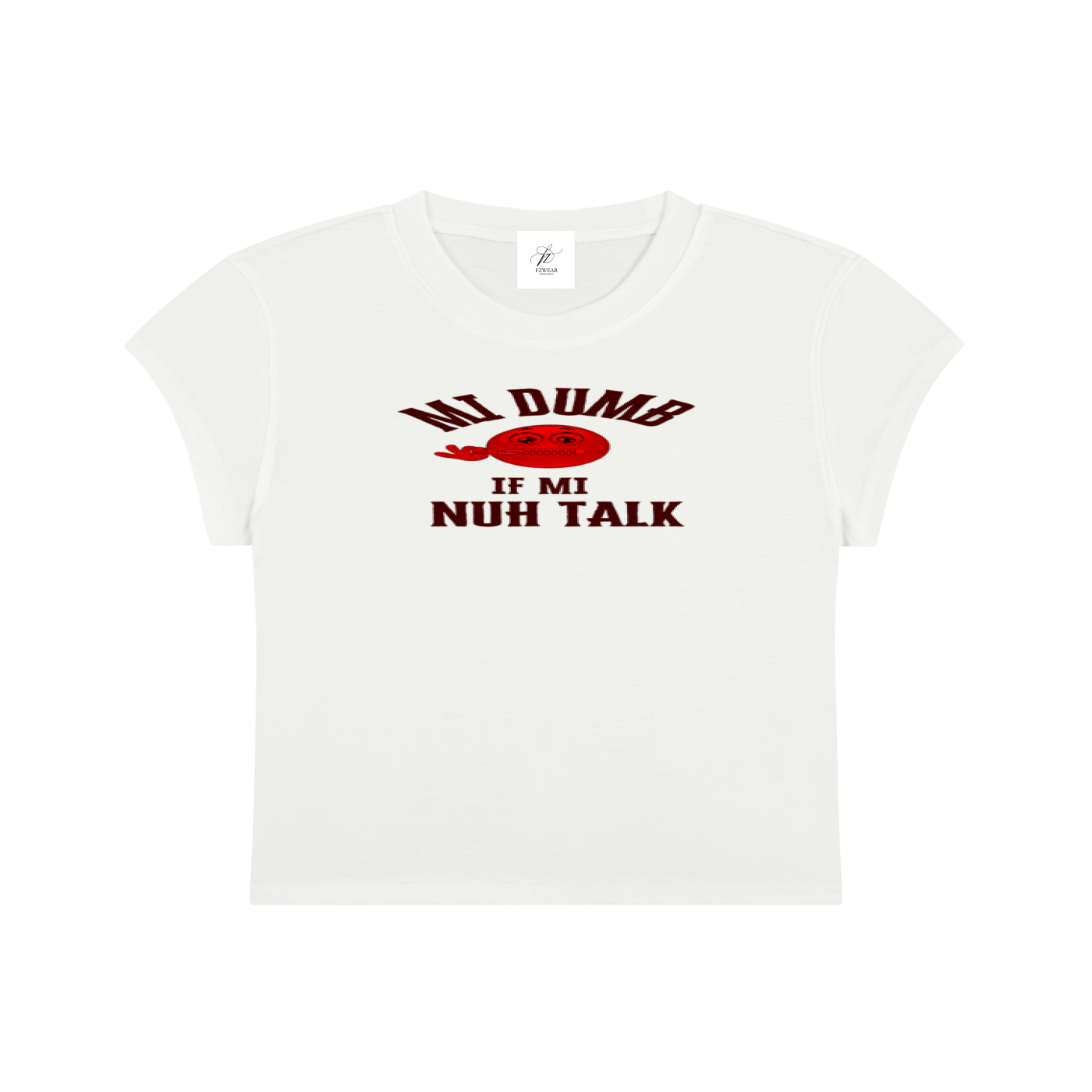 FZ Women's Slim-Fit Cropped Tee