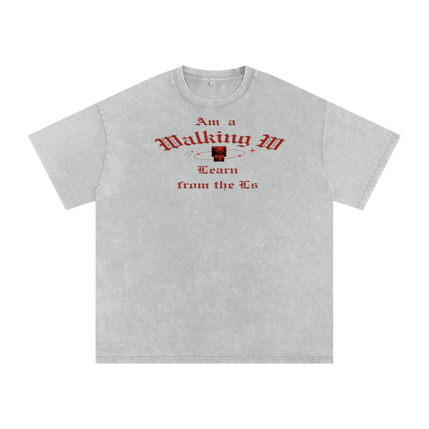 FZ Unisex Snow Washed Oversized Cotton Tee