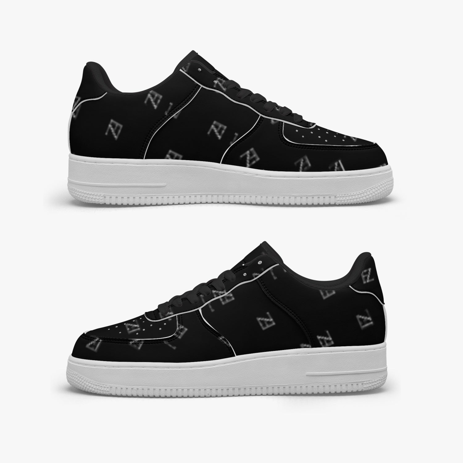 FZ Unisex Low-Top Leather Sports Sneakers - FZwear