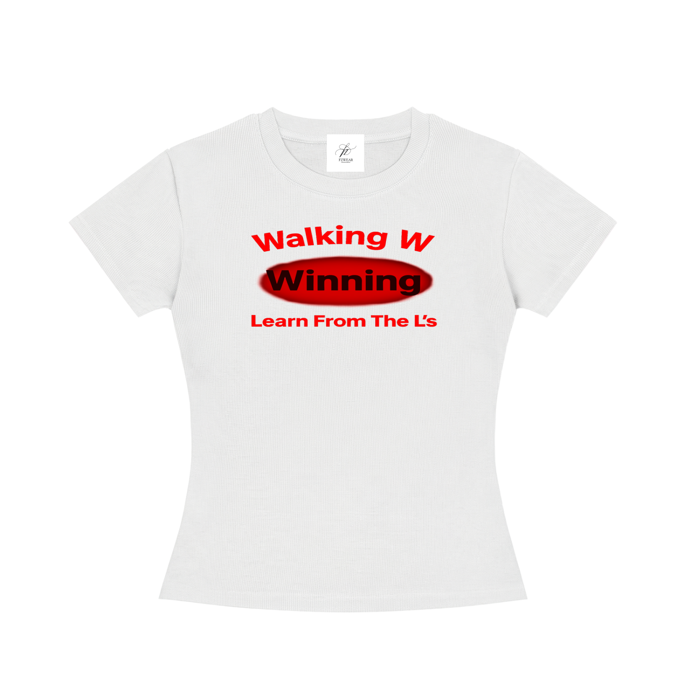 FZ Women's Slim Fit Winning Crewneck Tee