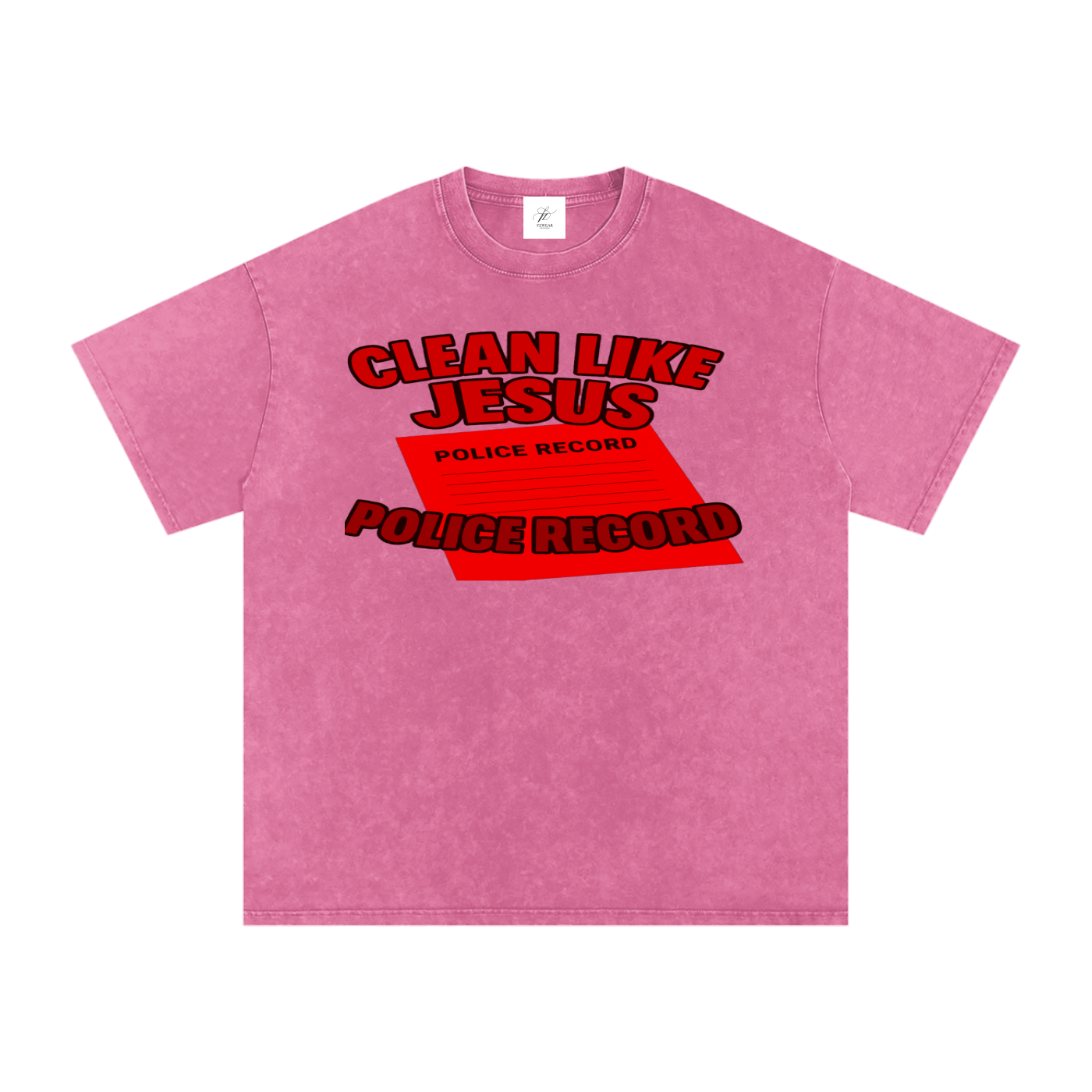 FZ Unisex Acid Wash Oversize Tee