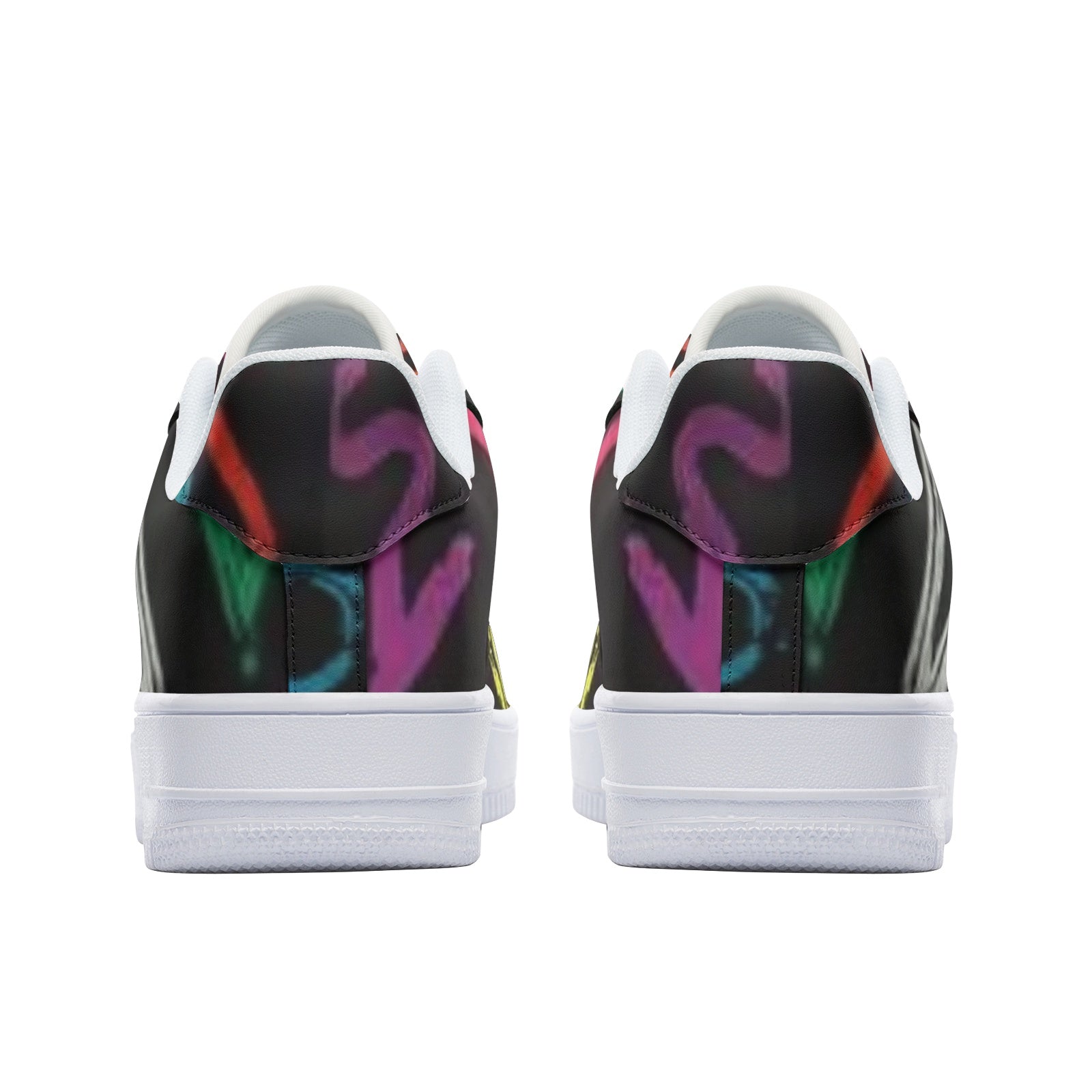 FZ African Print Unisex Low Top Leather Sneakers - FZwear
