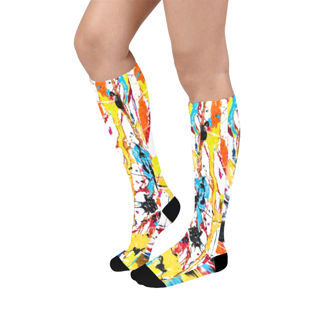 FZ Unisex Paint Splatter Socks