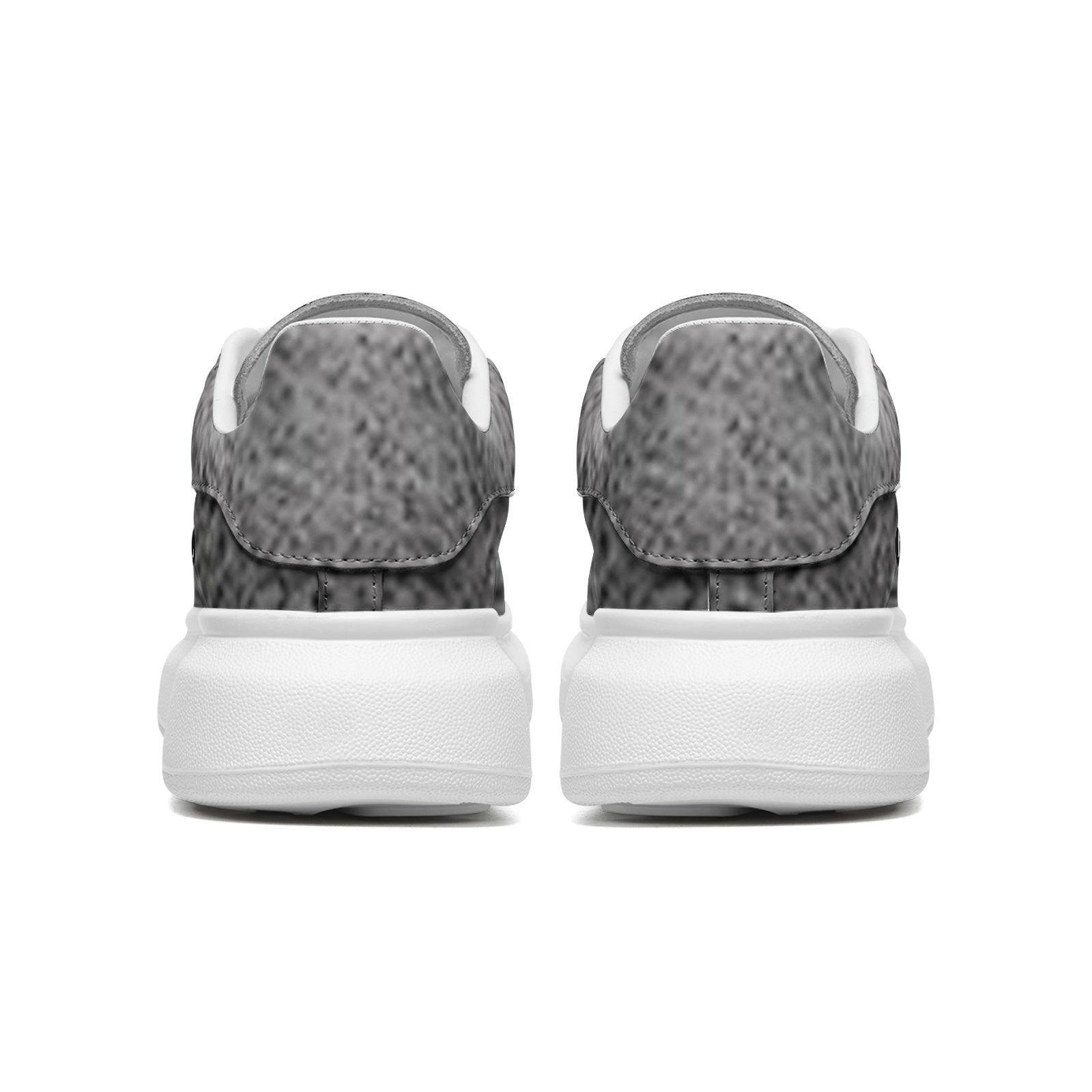 FZ Unisex Non Slip Lace Up Faux Leather Sneakers