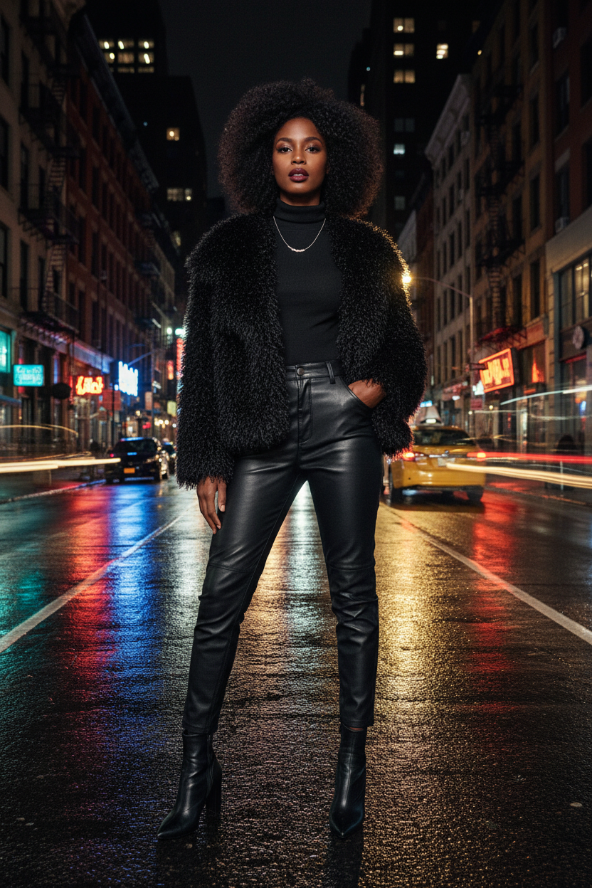 Black Coat - NYC Night