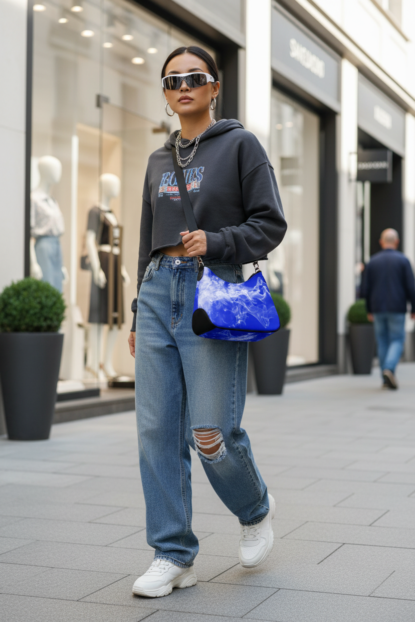 Blue Smoke Bag - Boutique