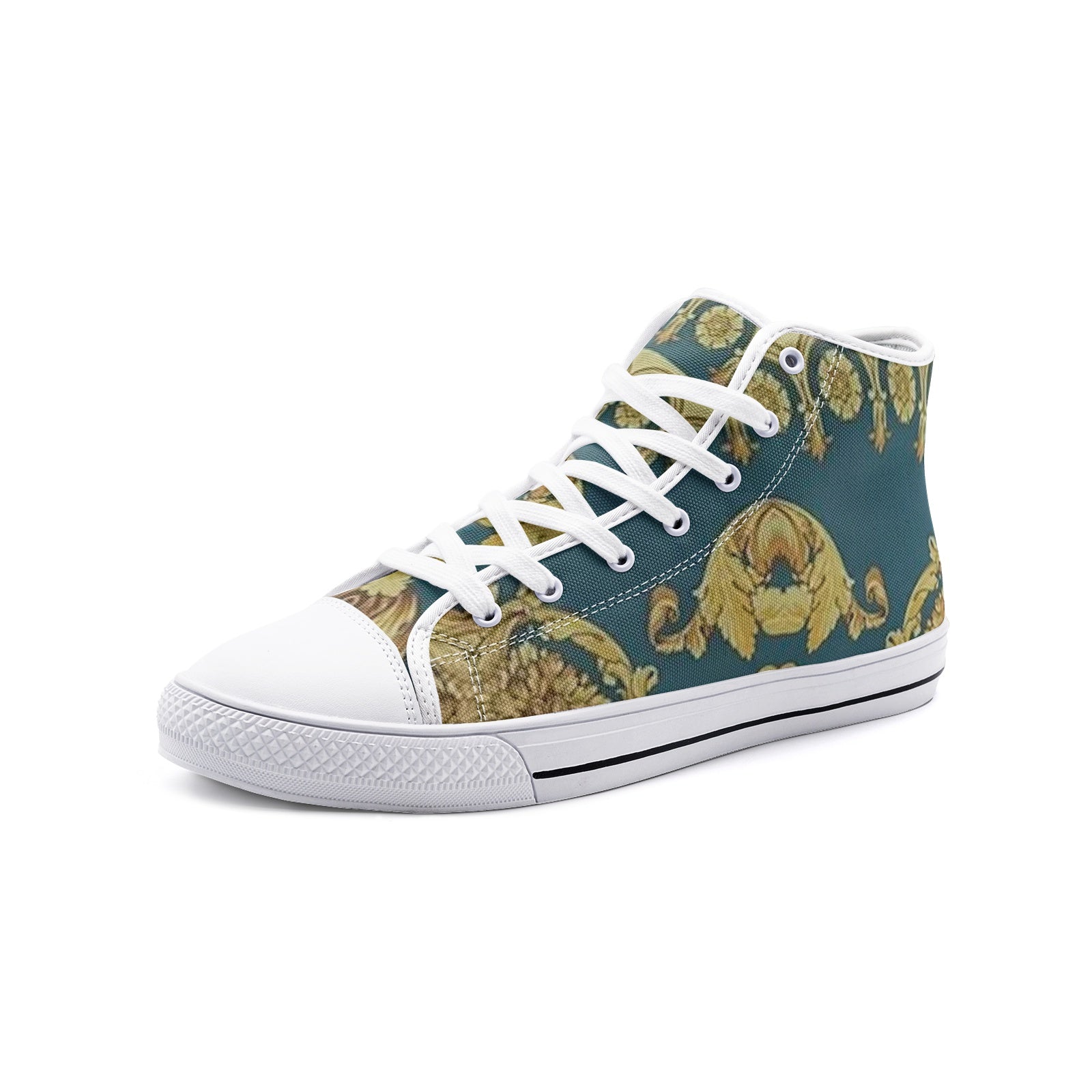 FZ African Print Unisex High Top Canvas Shoes - FZwear