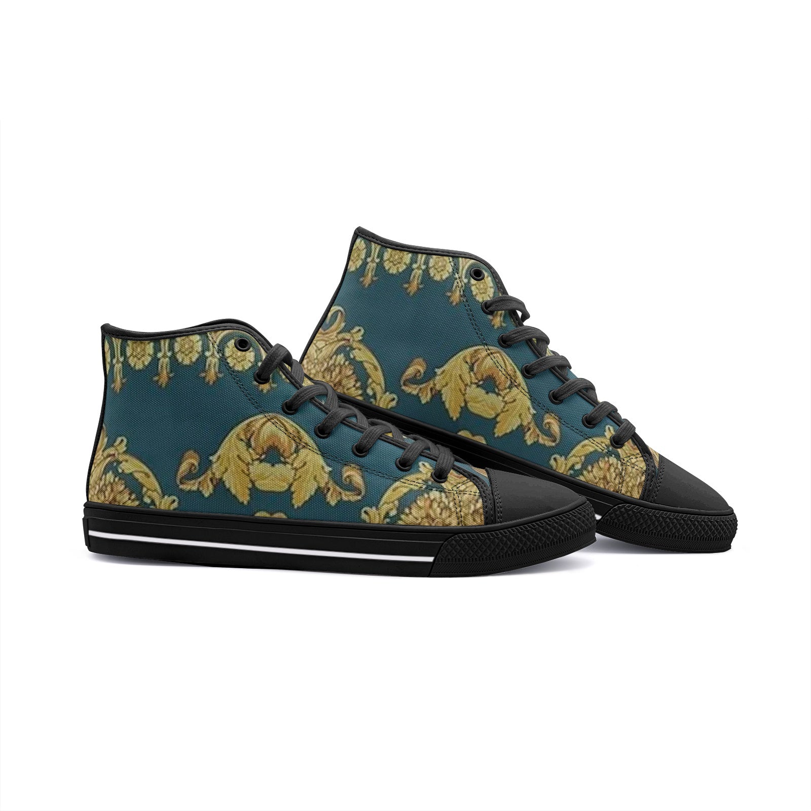 FZ African Print Unisex High Top Canvas Shoes - FZwear