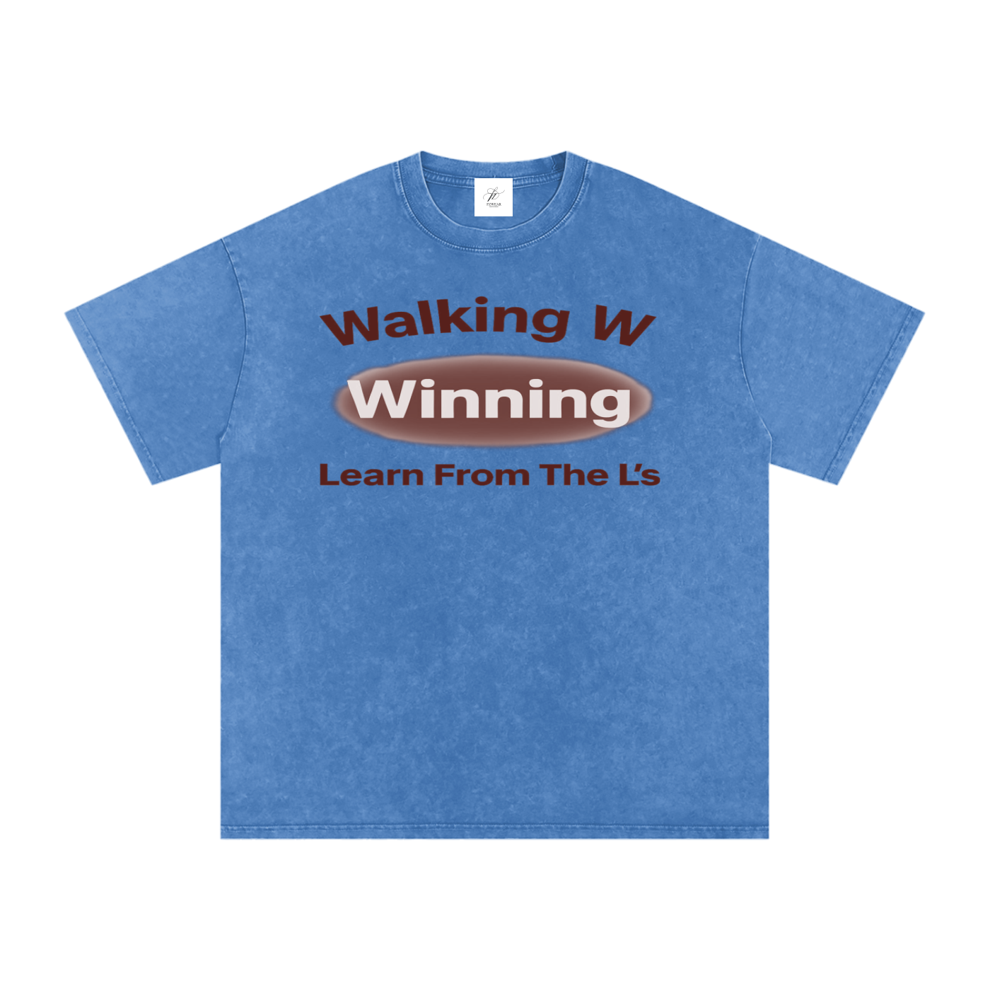 FZ Unisex Acid Wash Winning Oversize Tee