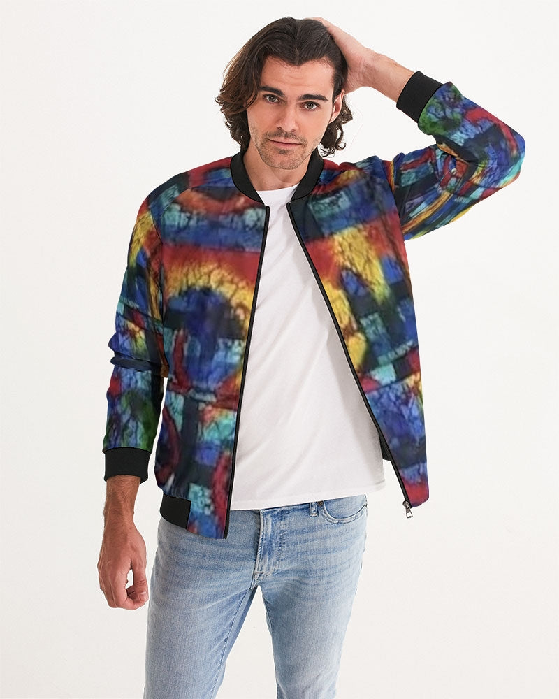 FZ AFRICAN ABSTRACT PRINT Men's Bomber Jacket - FZwear