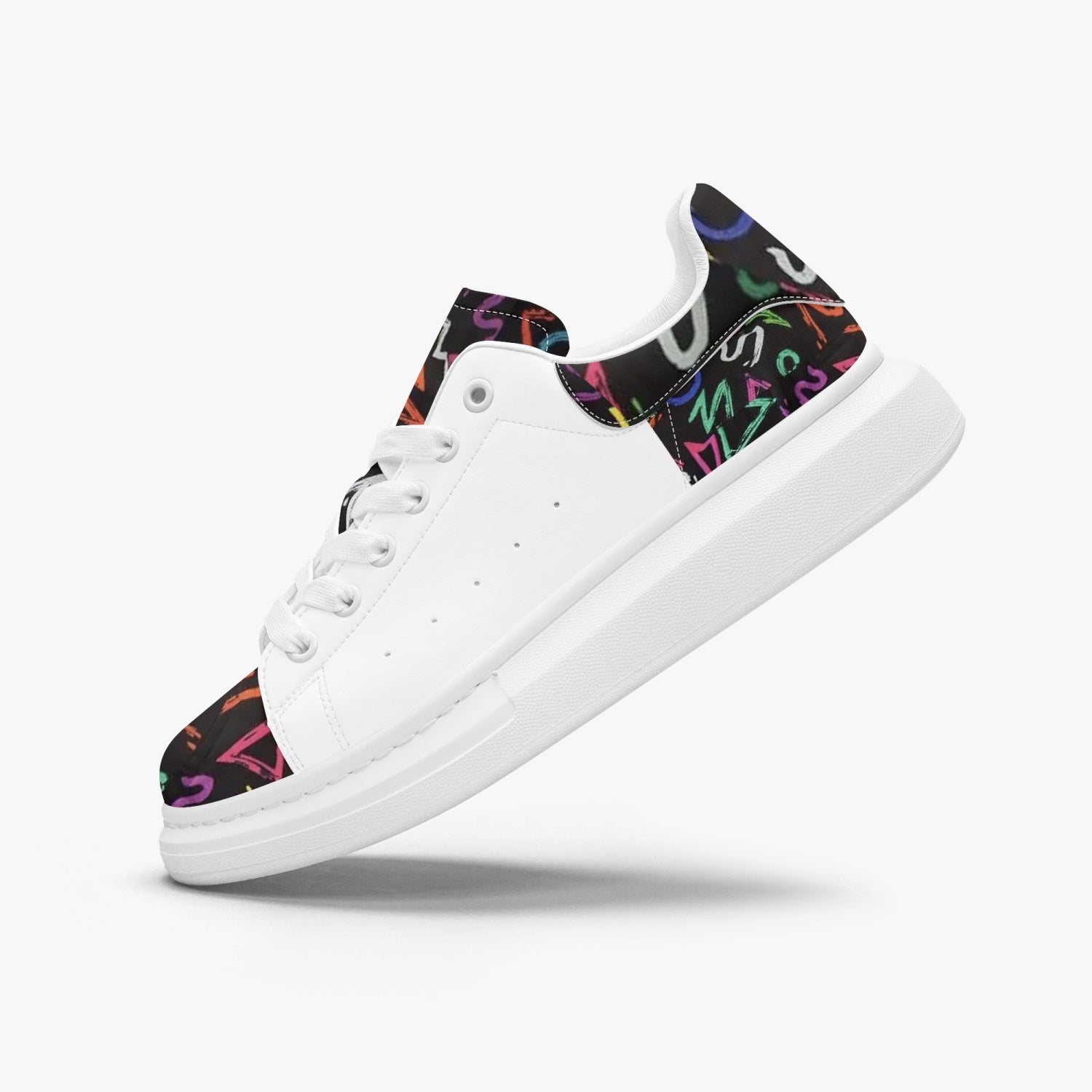 FZ Unisex. Leather Oversized Sneakers JetPrint