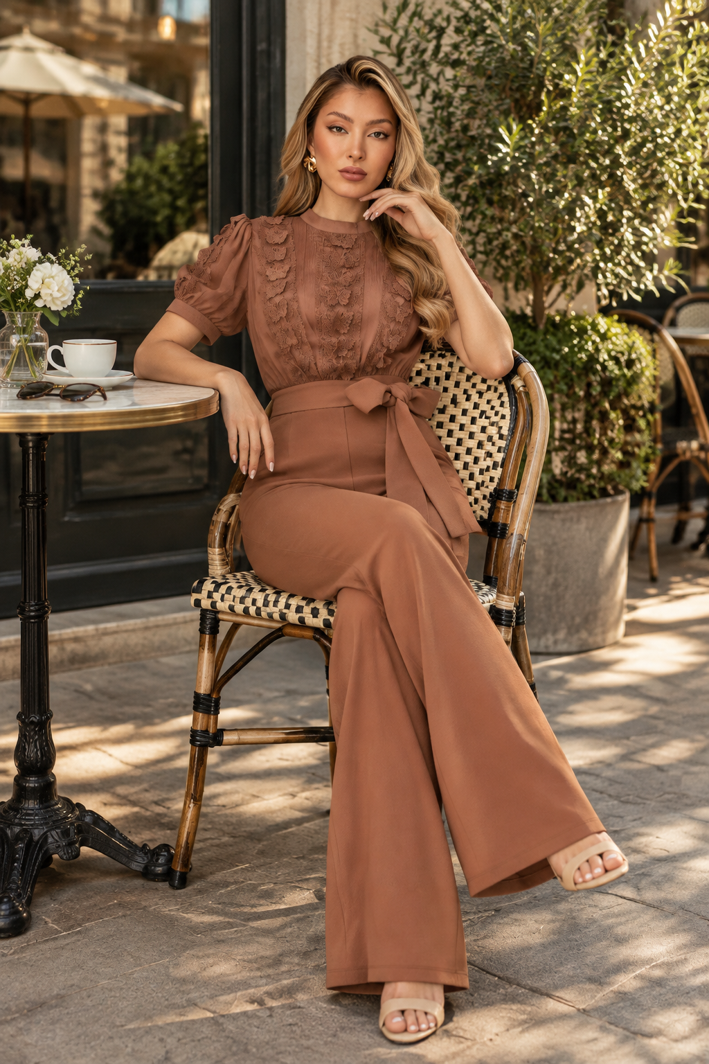 Café terrace look